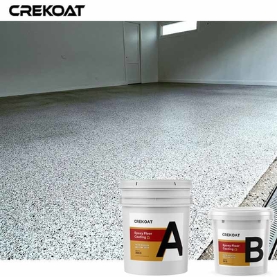 Los espacios comerciales pegan resistente innovador de la capa con epóxido del piso de la escama al agua