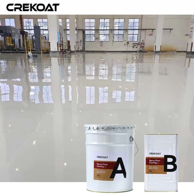 Alto brillo industrial revestimiento de suelo epoxi efecto de mármol para residencial