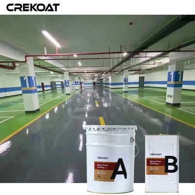 Estacionamiento de automóviles Industrial Revestimiento de suelo epoxi Reparación de mortero epoxi Concreto dañado