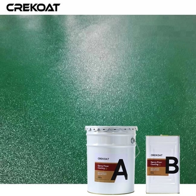 Tiempo de curación rápido Pintura para suelos industriales Texturas personalizables suaves no resbaladizas