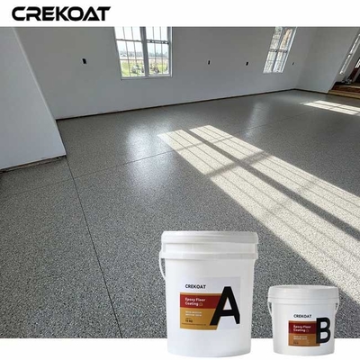 Nivel de brillo variable Pintura de piso con escamas para áreas de desgaste intenso
