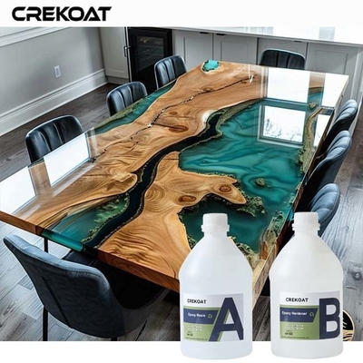 Resina epoxi de vertido profundo como agua Opciones de color únicas para diseños personalizables