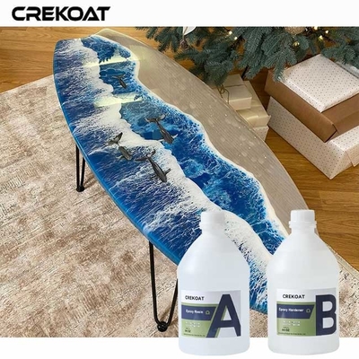 Excelente adherencia de la parte superior de la mesa de resina epoxi UV estabilizada para el exterior