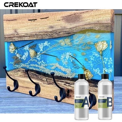 Curado rápido de gran viscosidad de Crystal Clear Epoxy Resin Topcoat para los artes