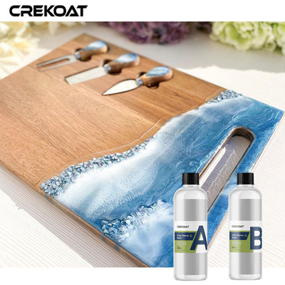 1:1 ULTRAVIOLETA de la protección de Art Clear Epoxy Resin del alto lustre que mezcla el ratio por el volumen